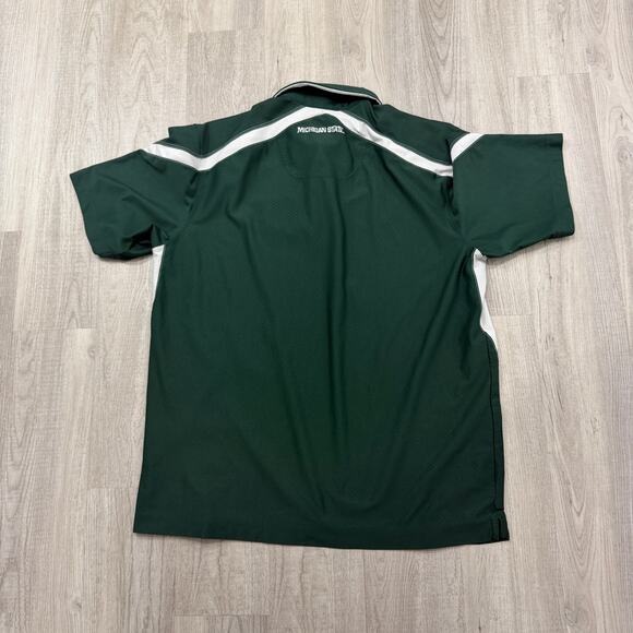 Nike Michigan State Spartans Polo Shirt Men's XL Dri-Fit NCAA College NCAA MSU - Picture 6 of 8